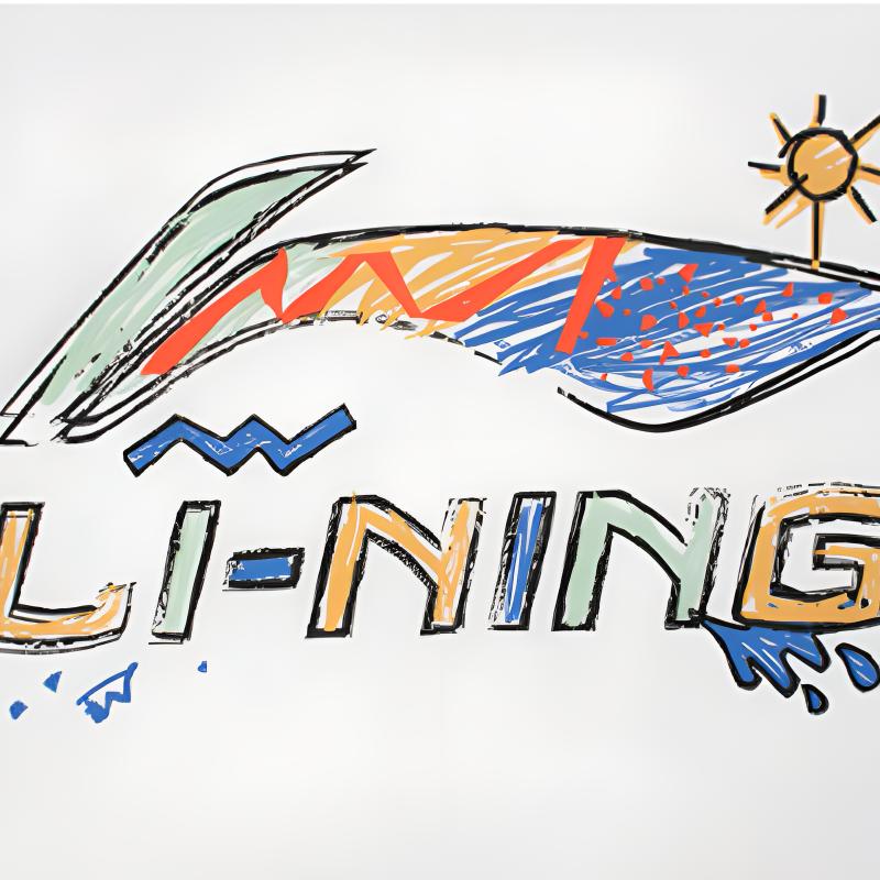 Li Ning Повседневная спортивная одежда Унисекс Стандартная Белый+Черный AHSU745-2+AKLUC0C-1