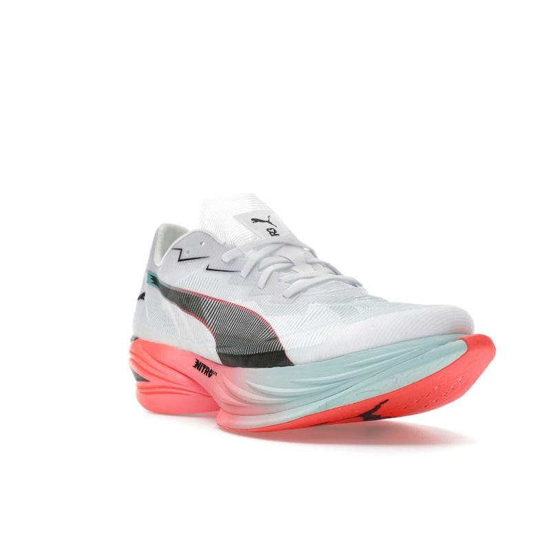 Puma Fast-R Nitro Elite 3 White Glowing Red Mint Men Sneakers Mint-Melt 312060-01