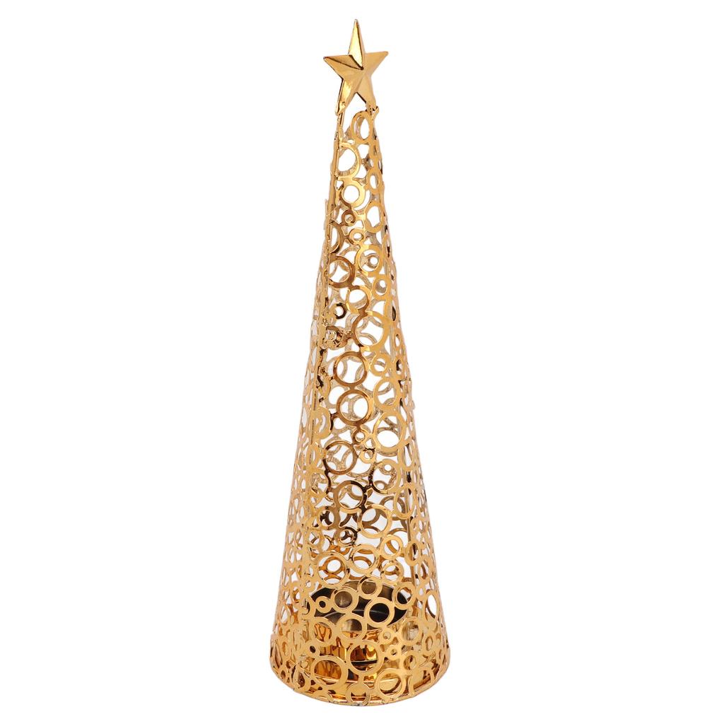 Подсвечник в форме рождественской елки, металлическая подставка для ароматических свечей, украшение для домашнего стола на праздник