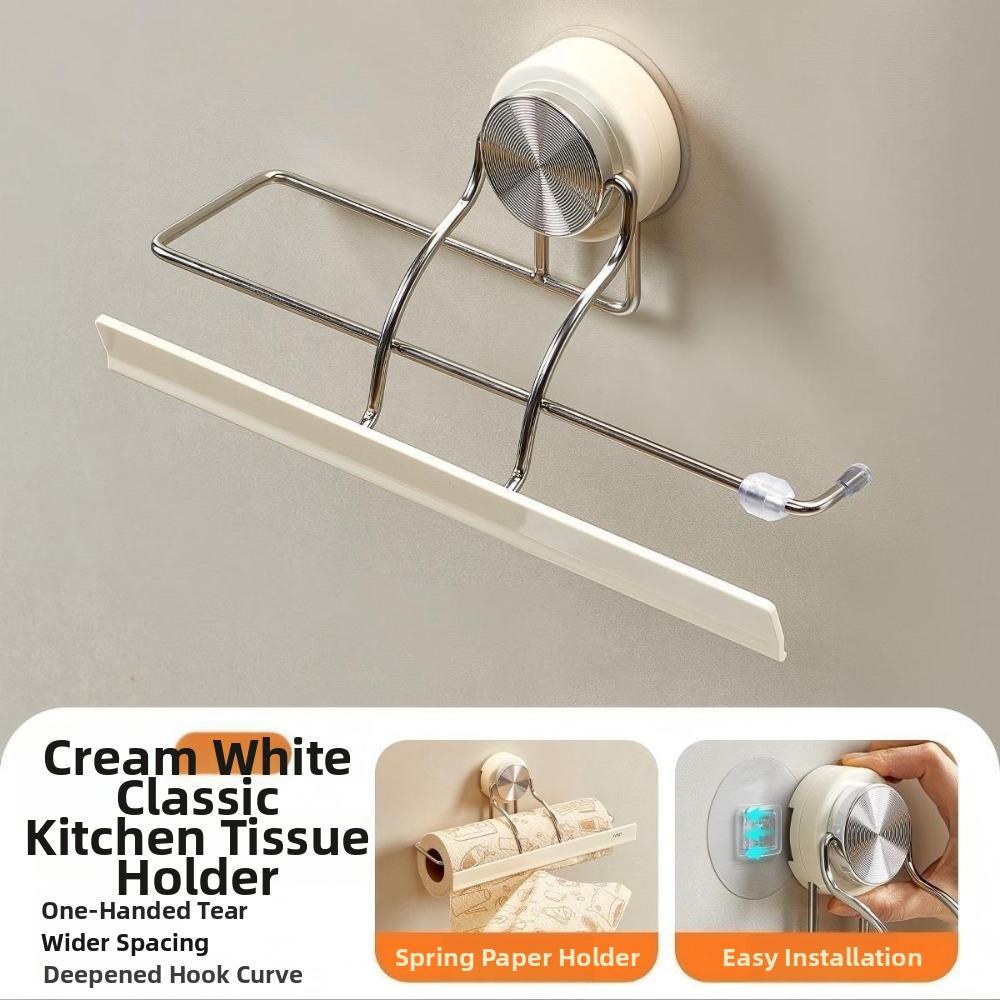 Automatic Paper Locking Kitchen Paper Holder Kitchen Storage Rack Countertop Organization