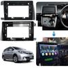 10,1-дюймовая автомобильная радиоприёмная панель для Toyota Wish 2003 Android Stereo GPS MP5 Player Корпусная рамка 2 Din головное устройство Отделка приборной панели Крышка