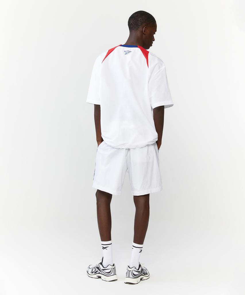 Reebok Базовые шорты-круги - Белые:синий