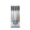 Wangta (charcoal) Black Toothbrush 5 Pieces