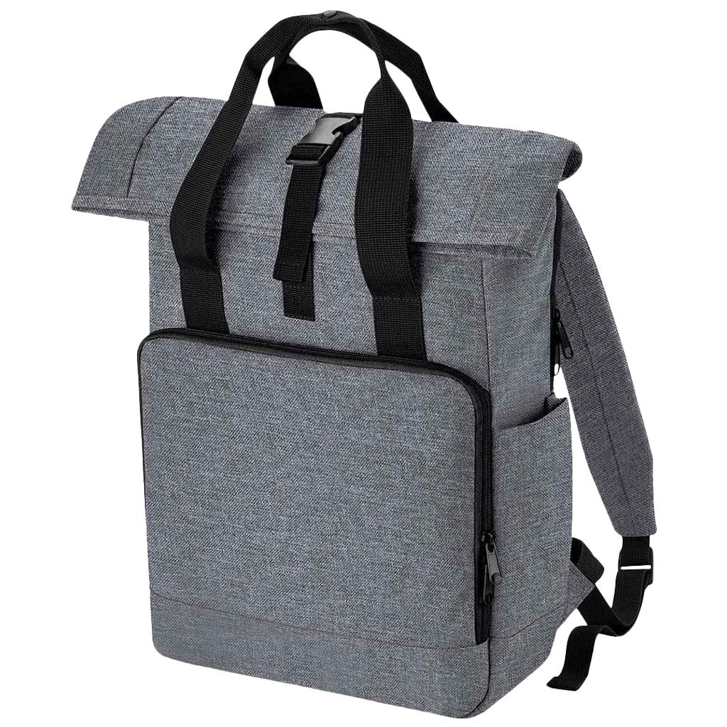 Bagbase Roll Top Recycled Twin Handle Laptop Backpack