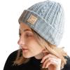 ICHIYON Трикотажная трикотажная защита от холода [14+ PLUS] шапка, шапка, женская шапка, осень, зима, ikni0126-gy