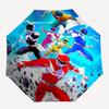 Power Rangers Automatic Opening Folding Umbrella 8 Bone Iron Frame,Suitable for Fans,Travel,Daily Use,and Gift Giving0104014a