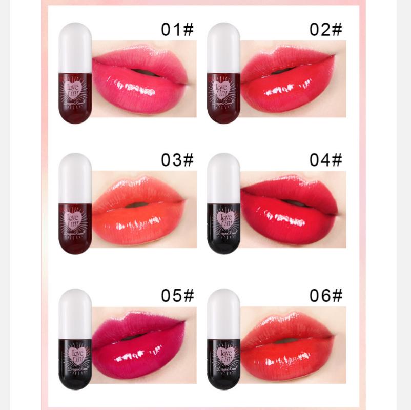 6 цветов макияжа губ губная помада блеск для губ Длительное увлажнение косметическая губная помада Матовая губная помада, увлажняющий блеск для губ Lip Glaze Mirror помада
