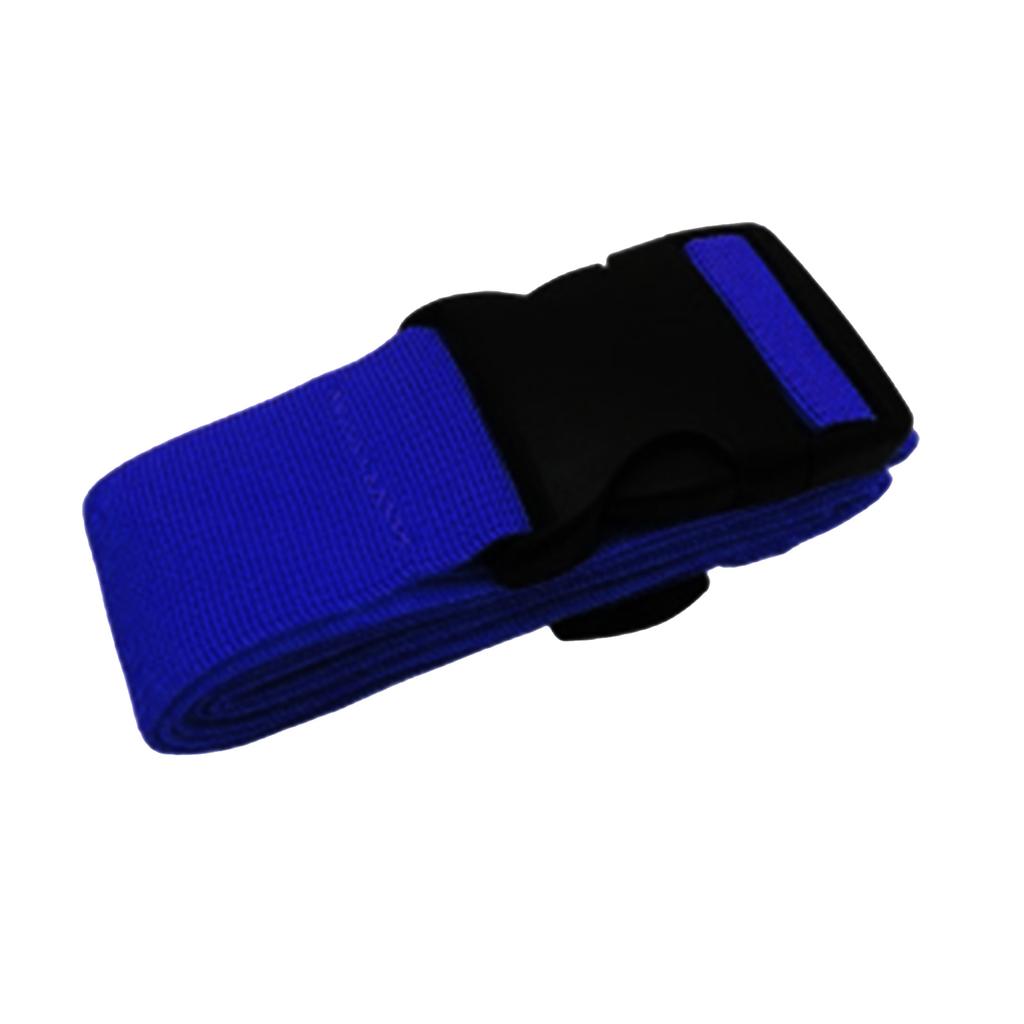 Luggage Strap Suitcase Luggage Belt Travel Bag Buckle Strap Adjustable Baggage Strap with Quick Releases Plastic Buckle