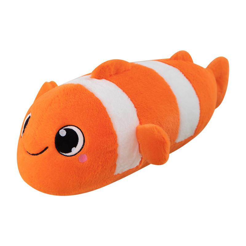 Clownfish Soft Plush Toy Ocean Creature Stuffed Fish Pillow For Childrens Bedroom