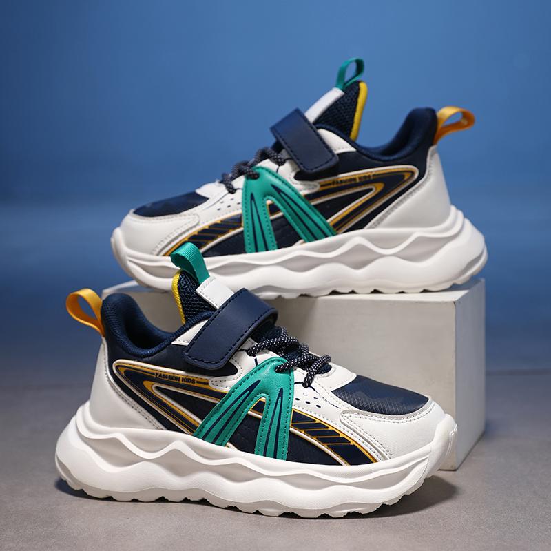 Детская модная дышащая повседневная обувь, детская спортивная обувь для бега, трендовые удобные спортивные кроссовки для студентов и девочек