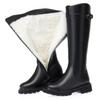 High Boots Female Genuine Leather  Winter Wool Warm Women's Long Boots Large Size Riding Boots Women