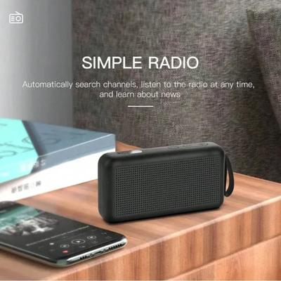 Портативная Bluetooth-колонка с двумя динамиками и сабвуфером для насыщенного звука, пылезащитным дизайном и легким подключением