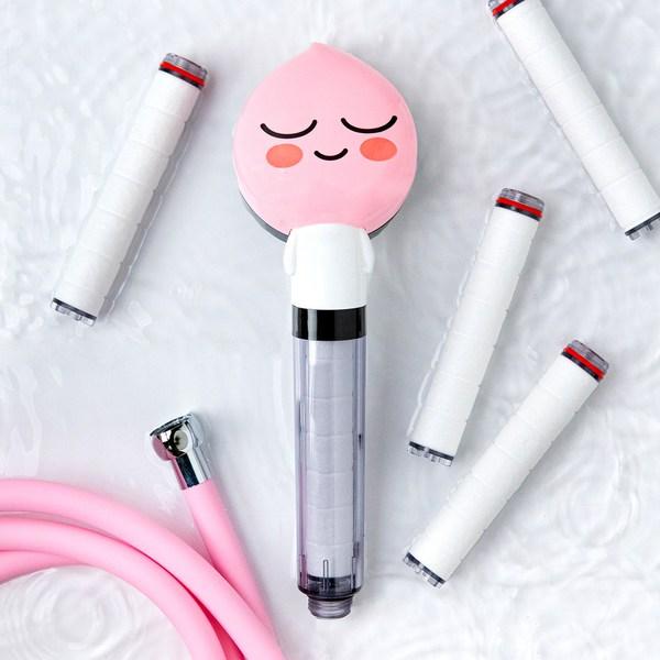 Daelim Bath Kakao Friends Filter Shower Apeach, 1 шт., Лучший персонаж Кореи