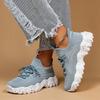 Mesh Oversized Sports and Comfortable Women's Shoes Breathable and Fashionable Socks, Shoe Cuffs Solid Color