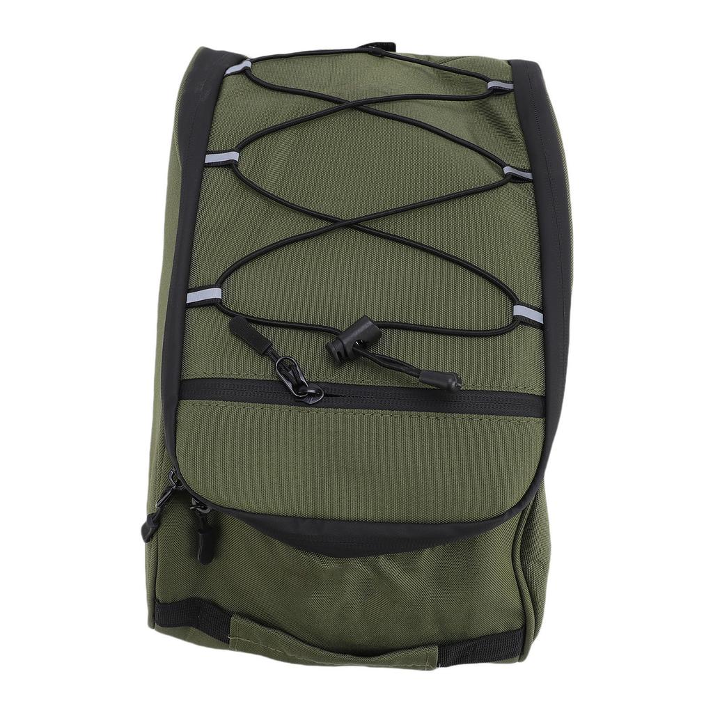 Rear Bike Rack Bag 8L Bike Trunk Bag Saddle Seat Bag Carrier for Mountain Bikes Cycling Travel Commute Oxford Cloth