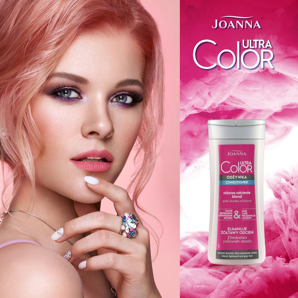 Joanna Hair Revive Toning Conditioner, 200g - Ideal for Amplifying Blonde & Pink Shades