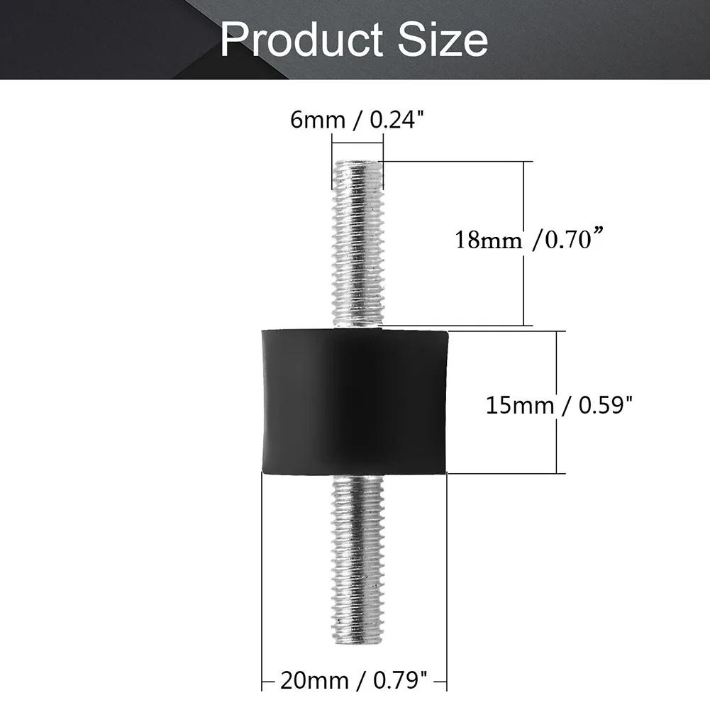 Резиновый виброизолятор крепление шпилька Анти M3 M5 M6 Автомобильный бобинный изолятор Демпфер Инструменты Ferramentas Отвертка