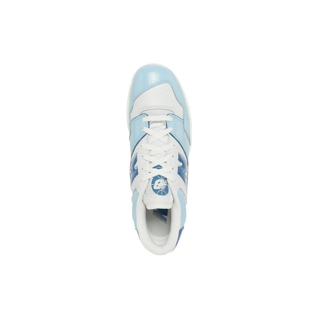 New Balance 550 шт. в упаковке из лакированной кожи - хромированные синие мужские кроссовки Blue-Agate Sea-Salt BB550YKE