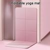 Складной коврик для йоги, очень толстый, TPE, коврик для упражнений, портативный, для путешествий, противоскользящий, для мужчин, женщин, домашний спортзал, тренировки, пилатес, напольный коврик