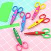 Minimalistic Lace Scissors Wavy Pattern Small Round Head Children Special Student Art Tool Stationery Scissor For Scrapbooking
