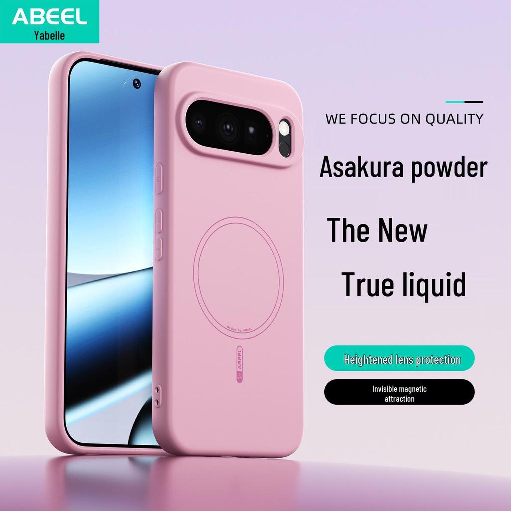 Совместим с Google Pixel 10 Pro XL, Магнитный силиконовый чехол, Защита от падения для мужчин и женщин, подходит для Pixel 9A.