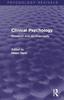 Книга Clinical Psychology (Psychology Revivals) : Research and Developments