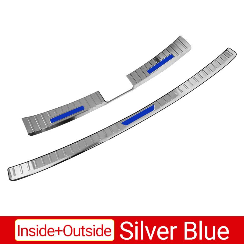 Автомобильные аксессуары для Toyota Corolla Cross XG10 2021 2022 2023 Гибридный задний бампер, накладка на порог багажника, защита педалей