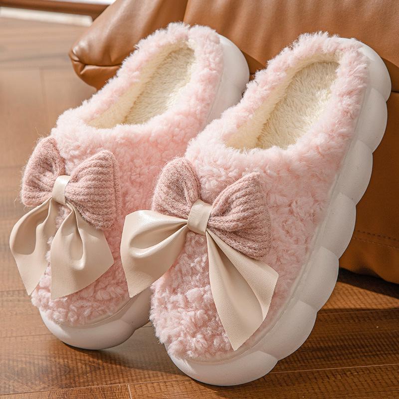 Autumn/Winter Indoor Outdoor Furry Cotton Slippers for Men & Women