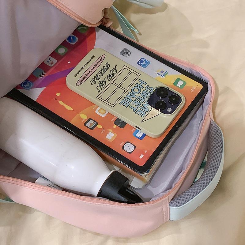 Школьный рюкзак новый колледжский стиль свежий и милый конфетный цвет рюкзак для учеников средней школы легкий рюкзак большой вместимости