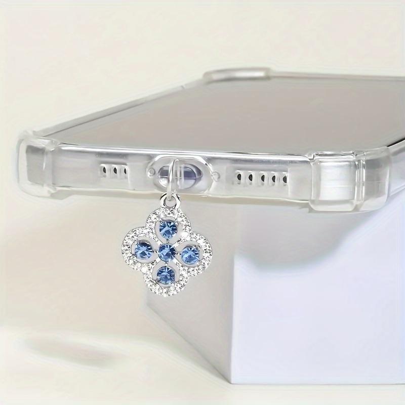 1pc Simple Design Mobile Phone Dust Plug, Protective Charging Port, Suitable for IPhone/Type-C Connectors,mobile Phone Decorations