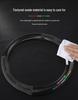 Leapmotor 3D Embossed Suede Steering Wheel Cover, Non-Slip, Breathable, Universal for All Seasons.