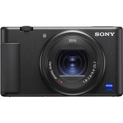 Sony Компактная цифровая камера VLOGCAM Корпус камеры Vlog В комплект входит ветрозащитный экран Объектив с переменным фокусным расстоянием Черный B ZV-1 24-70 мм F1.8-2.8 ZV-1