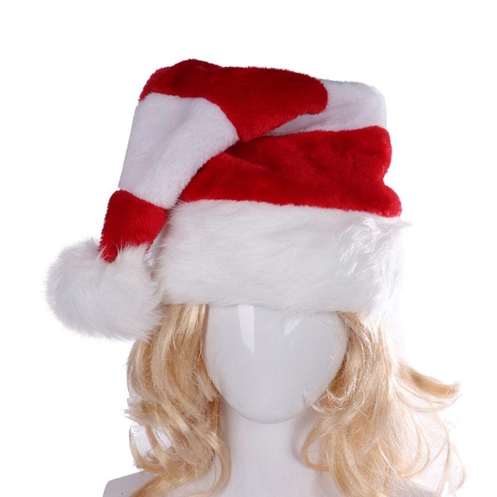 Green Red Santa Claus Hat Merry Christmas Decoration Christmas Hat Gift   Female/Girls