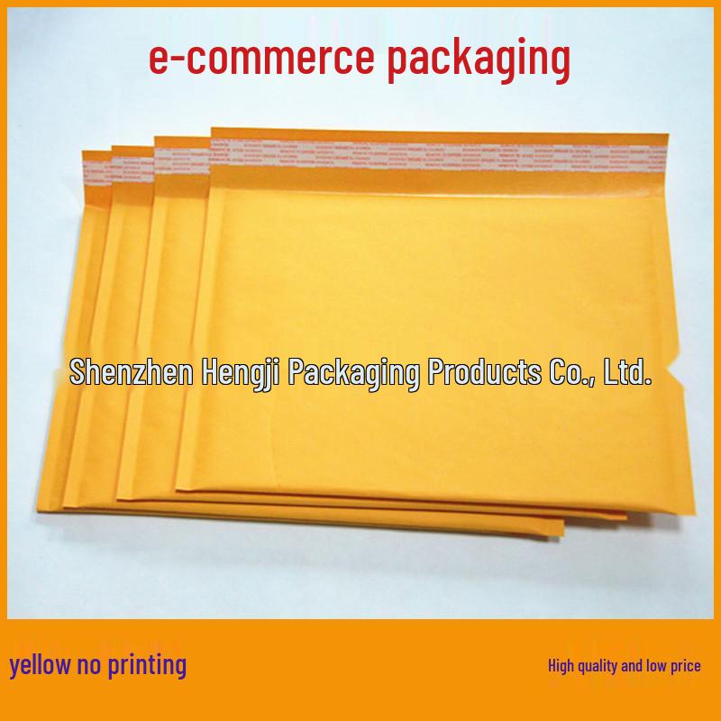 Крафт-бумажный пакет с пузырьковой пленкой 160x160+40мм Упаковка для электронной коммерции