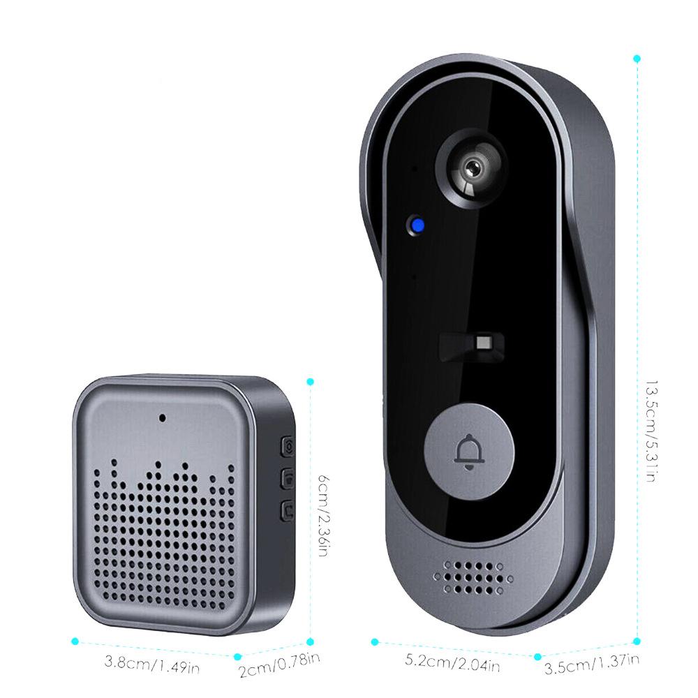 Smart Home Video Doorbell M9 Tuya App WiFi Outdoor Wireless Door Bell Waterproof Battery Voice Intercom Doorbell Phone Video Camera