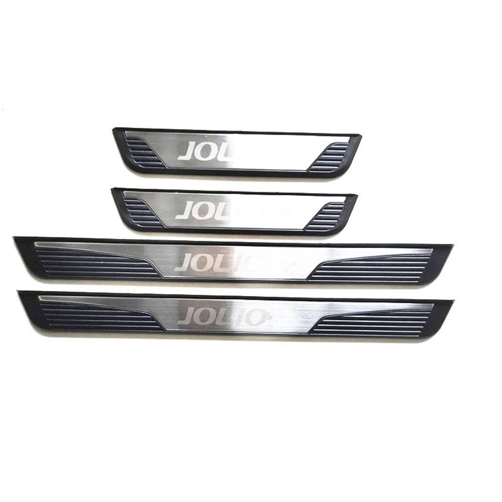 Для 2021-2022 Haval JOLION Автоаксессуары 4 шт./лот Накладки на пороги из нержавеющей стали