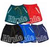 Mens Hip Hop Drawstring Shorts With Reflective 3M Letter Print Loose Fit Streetwear Cargo Jogger Pants