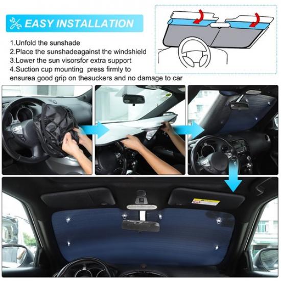Автомобильная солнцезащитная шторка на лобовое стекло для Nissan Juke 2011-