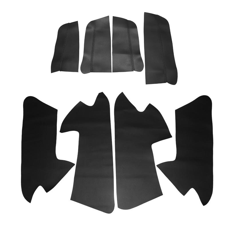 Для VW Jetta MK6 2015 2016 2017 2018 Автомобильный стайлинг Внутренняя отделка Микрофибровая кожа Дверной подлокотник Панель Крышка