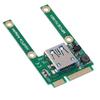mSATA To USB Conversion Card Mini PCI E Expansion Converter Adapter USB2.0 mPCI E