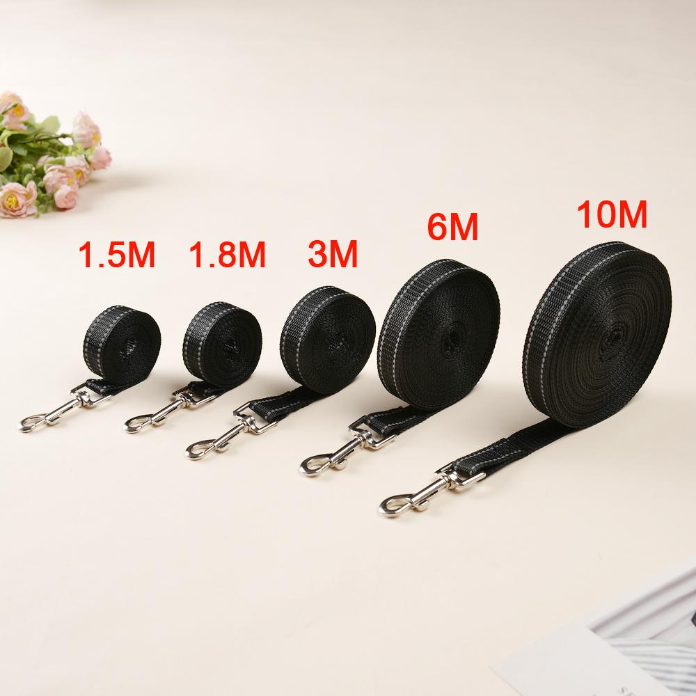 Nylon Dog Leash Reflective Traction Rope for Small Large Dogs Outdoor Training Walking Puppy Lead Belt Long Lanyard Pet Supplies