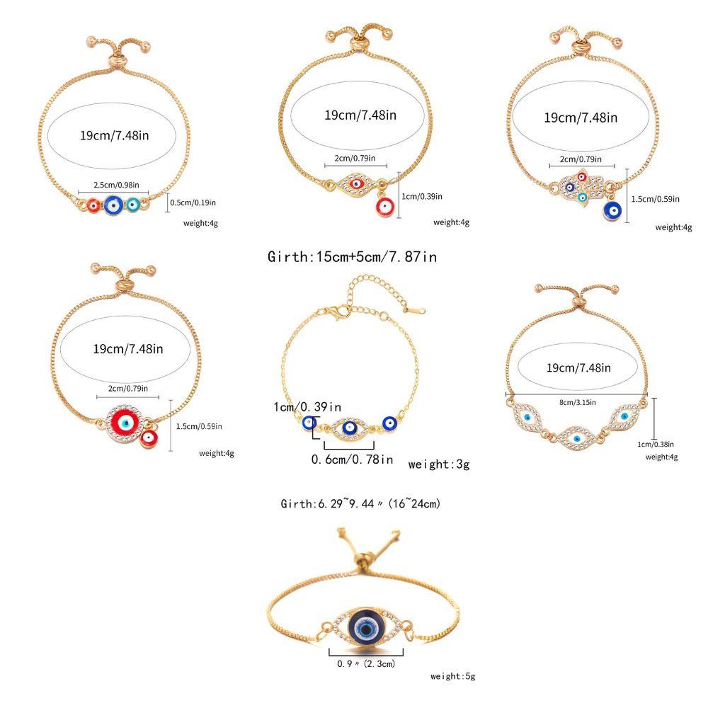 Браслет-цепочка с золотыми молитвенными синими глазами в турецком стиле, браслет с символом удачи, женские украшения