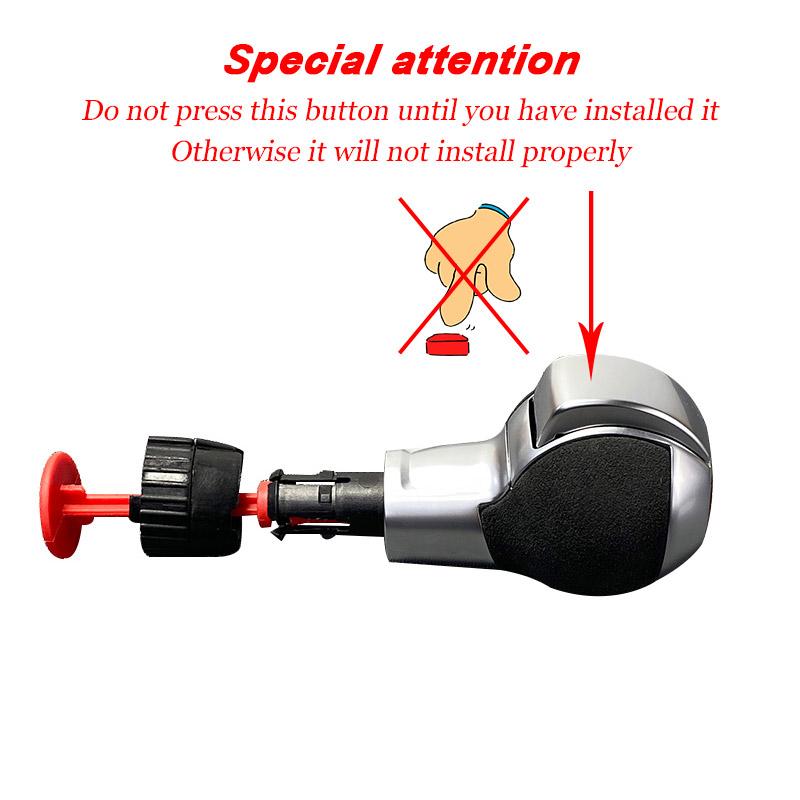 1 шт. модификация хромированная матовая ручка переключения передач DSG крышка красная для VW Golf MK6 MK7 R GTI Passat B7 B8 CC R20 Jetta