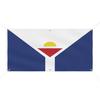 Bannière Drapeau Saint-Martin (Antilles Françaises) 6 Oeillets 60x120cm En Polyester