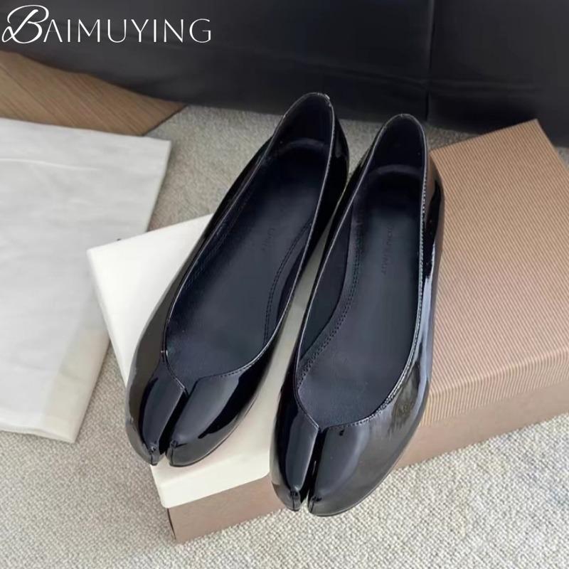 Fashion Flats Split Toe Women Sandals Loafers Shoes Woman Summer 2025 Trend Casual Shoes Shallow Designer Dress Comfort Zapatillas Mujer