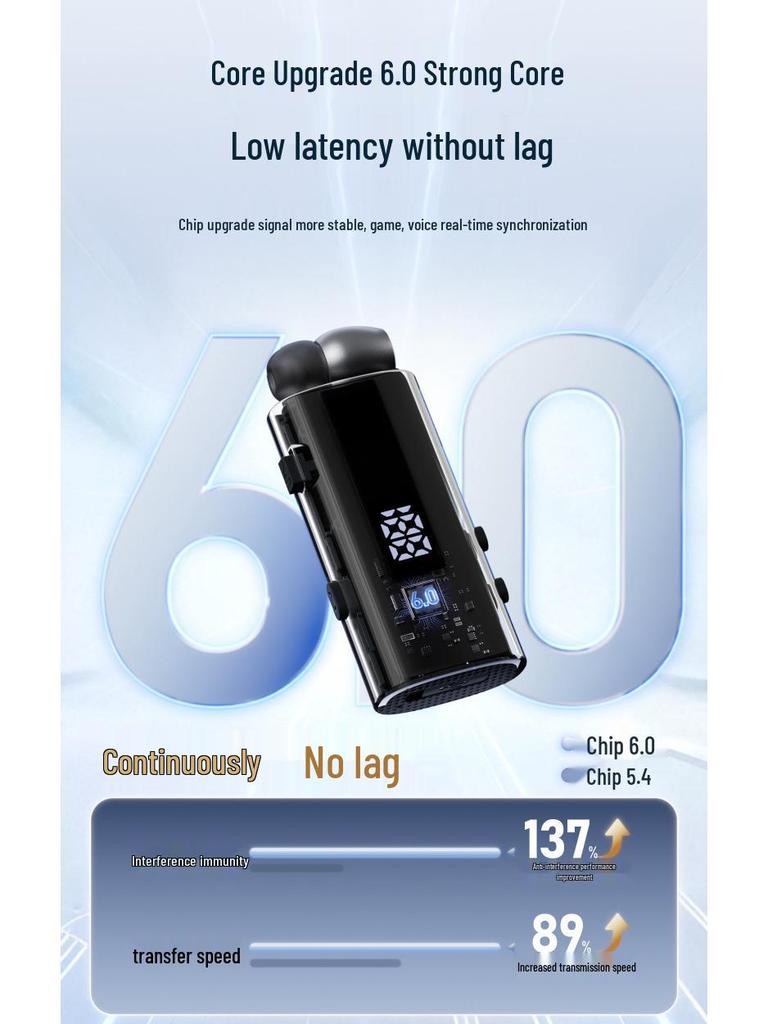 K92 Bluetooth Headset: Extra Long Battery, Clip-On, Caller ID, Vibration Alert, Noise Reduction, Ideal for Ride-Hailing and Delivery Riders