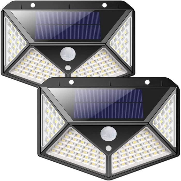 Lampe Solaire - Spot Solair309 - 100 LED - Détecteur de mouvement - Étanche - 270°