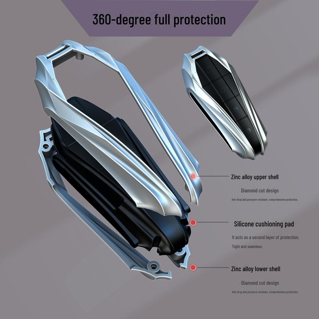 BYD Car Key Cover for Dolphin, Song Plus, Han EV, Qin DMI, Yuan Pro, Tang DMP, Frigate 07, Seal OG Models.