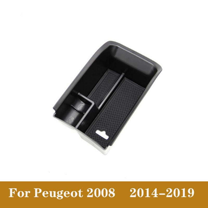 Для Peugeot 2008 3008 GT 4008 5008 308 408 автомобильный черный интерьер консоли подлокотник ящик для хранения перчаток лоток-контейнер