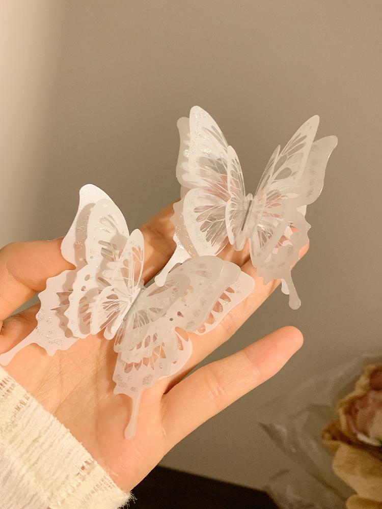 Butterfly Super Immortal Новая китайская бабочка Стереоскопическая Высококлассная Уникальный дизайн темперамент Заколка для волос